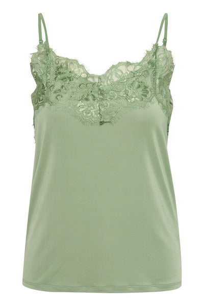 Soaked in Luxury 'Caya' Loden Frost Singlet Top