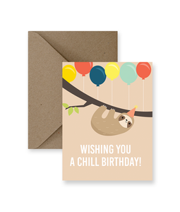 IM PAPER Chill Sloth Birthday