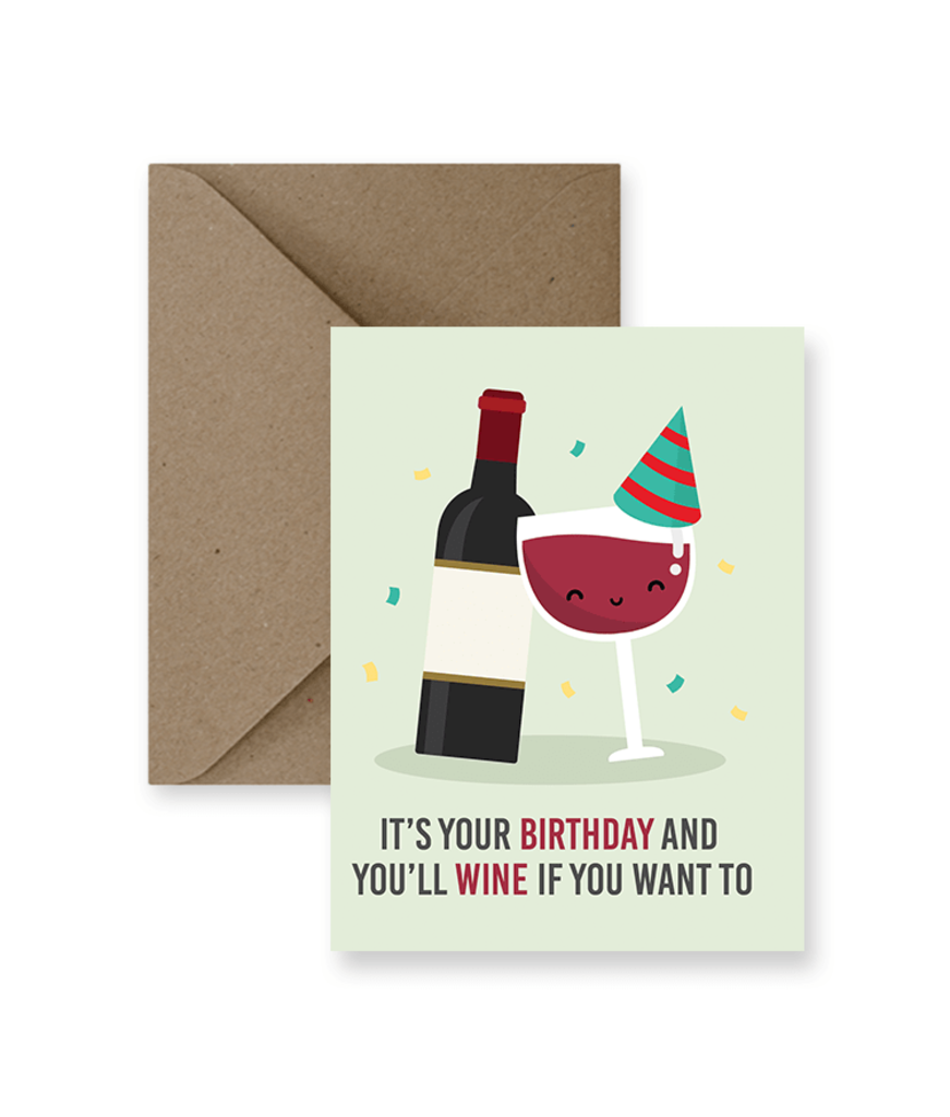 IM PAPER Wine Birthday