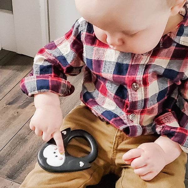 Little Cheeks Penguin Teether