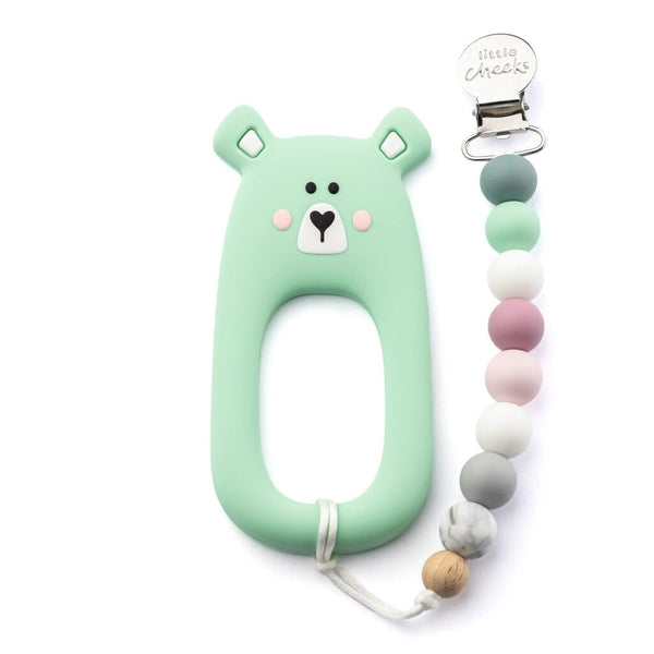 Little Cheeks Bear Teether