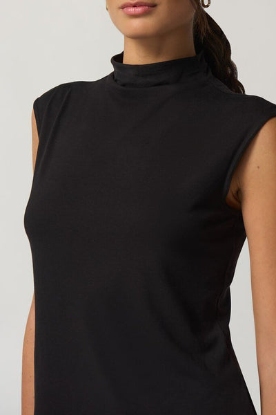 Joseph Ribkoff 233230 Mock Collar Tank - Black