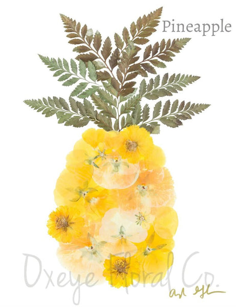 Oxeye Floral Co. Pineapple Print