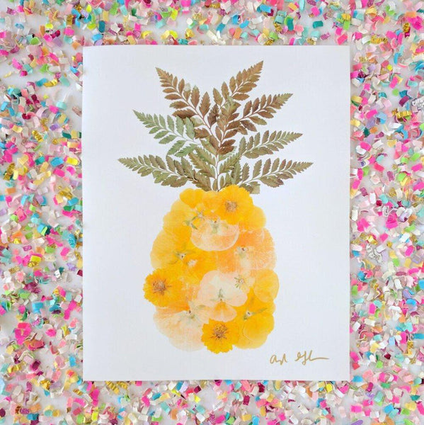 Oxeye Floral Co. Pineapple Print