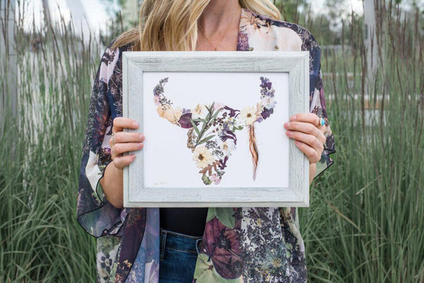 Oxeye Floral Co. Buffalo Print in Naturals