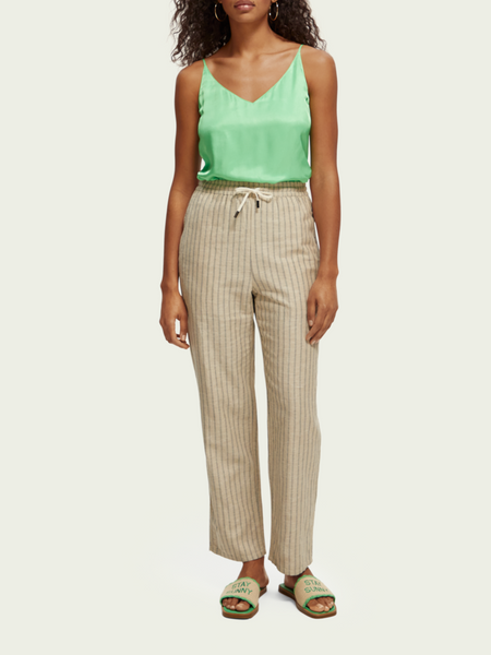 Scotch & Soda V-Neck Bright Parakeet Top