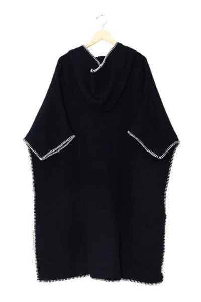 Tofino Towel Men's 'Cocoon' Poncho - Black