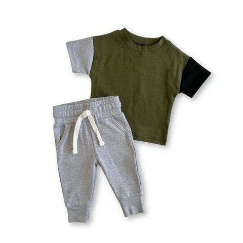 Little Luba Grey Joggers