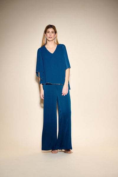 Joseph Ribkoff 233785 Satin Wide-Leg Pants