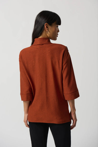 Joseph Ribkoff 233126 Tandoori Zip Detail Sweater