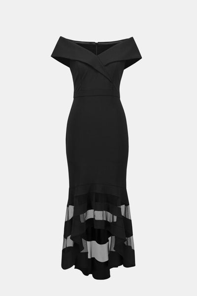 Joseph Ribkoff 223743 Netting Hem Evening Gown