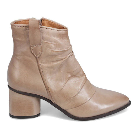 Miz Mooz 'Jared' Beige Western Style Block Heel Boot