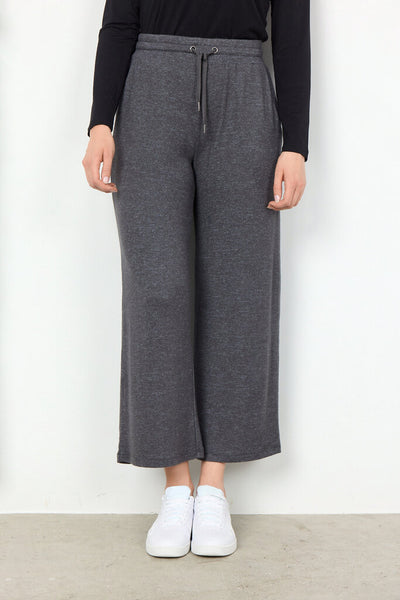 Soyaconcept 'Biara' Wide Leg Pants - Dark Grey