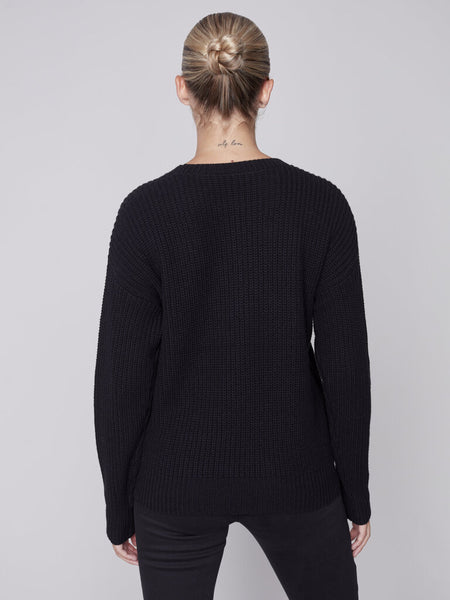 Charlie B 'LOVE' Embroidered Sweater