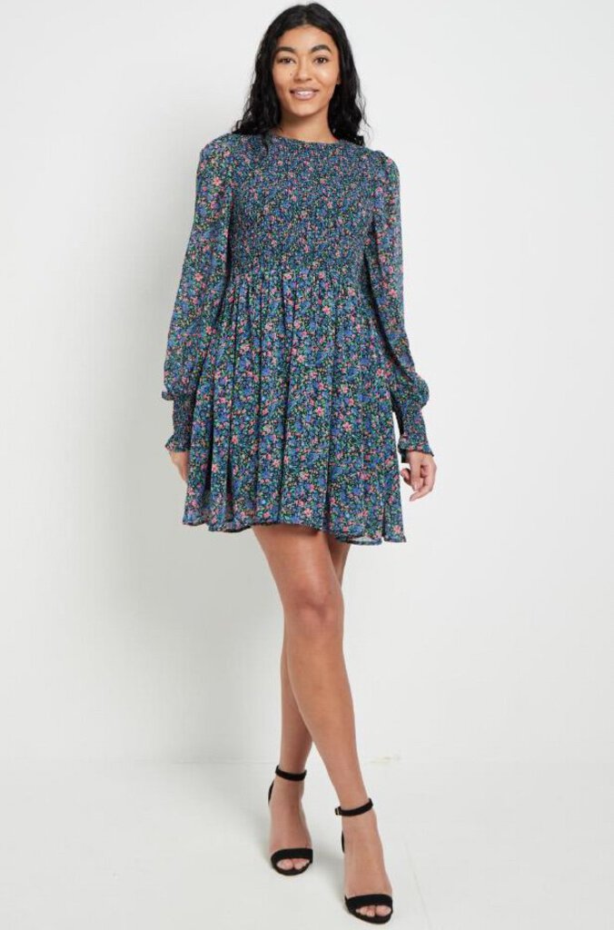 Angel Eye 'Riley' Mini Floral Dress