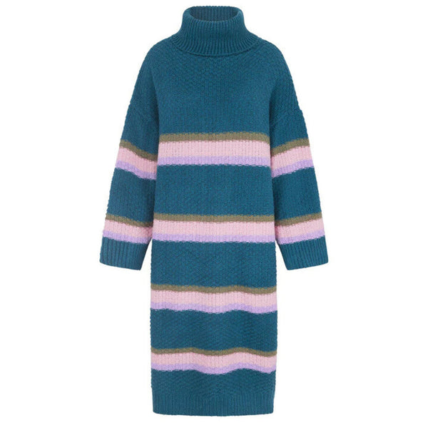 Cara & The Sky 'Tanya' Striped Knit Midi Dress