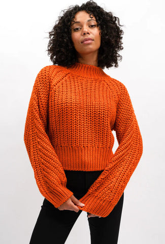 We Are The Others 'Bella' Chunky Knit - Tangelo