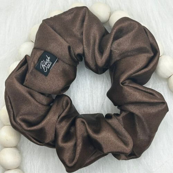 Blush Silks Medium Scrunchie