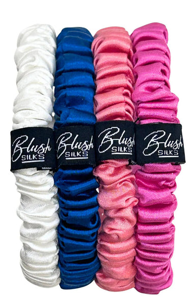 Blush Silks Mini Scrunchie