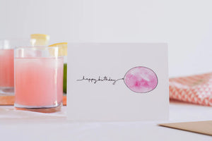 Little May Papery 'Happy Birthday' Pink Balloon Card