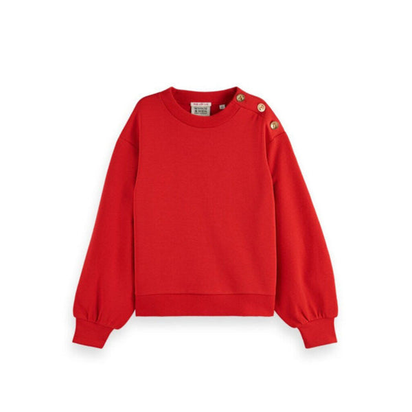 Scotch & Soda Sailor Button Crewneck