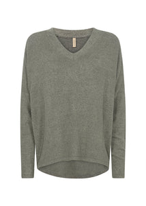 Soya Concept 'Biara' V-Neck Top - Misty