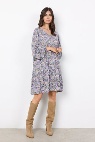 Soyaconcpet 'Adine' Floral Dress - Lilac Breeze