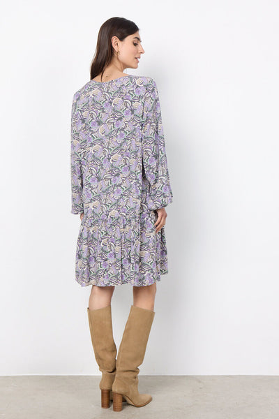 Soyaconcpet 'Adine' Floral Dress - Lilac Breeze