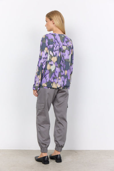 Soyaconcept 'Marica' Lilac Breeze Printed Blouse