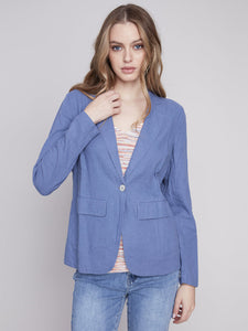 Charlie B Linen Blend Blazer