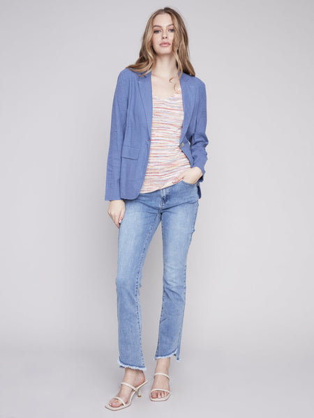 Charlie B Linen Blend Blazer