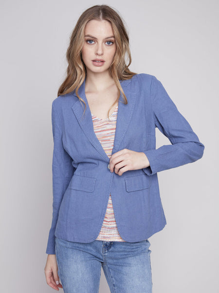 Charlie B Linen Blend Blazer