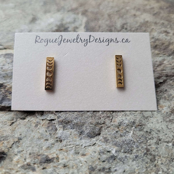 Rogue Jewelry Charm Stud Earrings