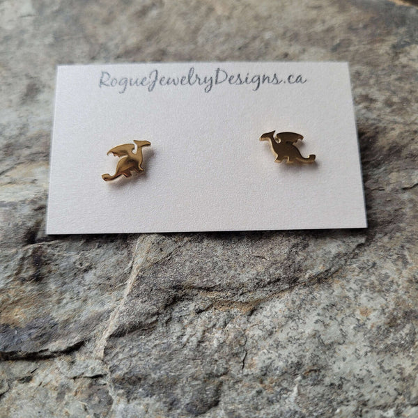 Rogue Jewelry Charm Stud Earrings