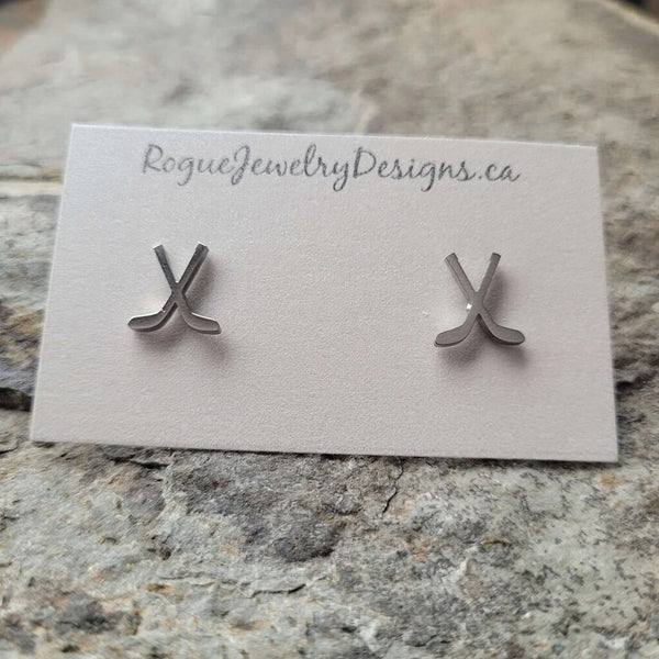 Rogue Jewelry Charm Stud Earrings