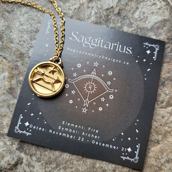Rogue Jewelry Zodiac Necklace