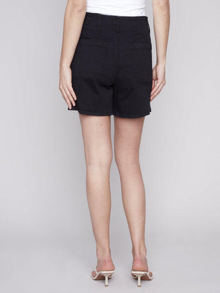 Charlie B Patch Pocket Stretch Shorts