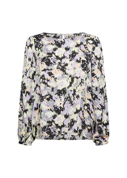 Soyaconcept 'Adela' Abstract Print Blouse - Lilac Breeze