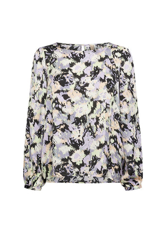 Soyaconcept 'Adela' Abstract Print Blouse - Lilac Breeze