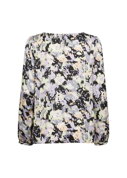 Soyaconcept 'Adela' Abstract Print Blouse - Lilac Breeze