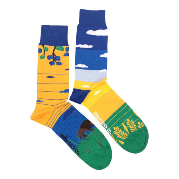 Friday Sock Co. Mismatched Men's Crew Socks