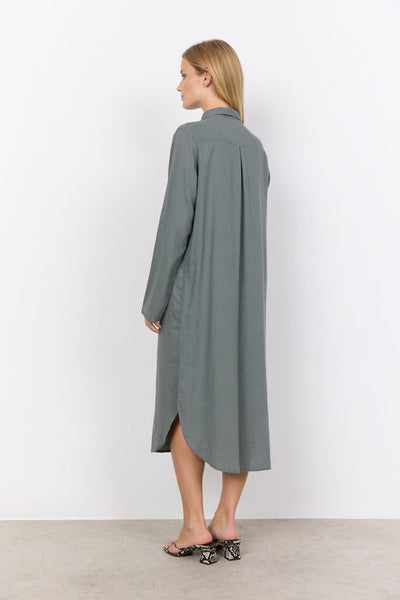 Soyaconcept 'Ina' Linen Blend Shirt Dress