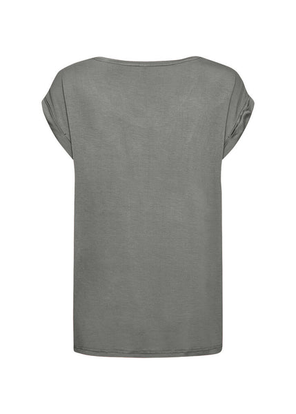 Soyaconcept 'Thilde' Satin Accent T-Shirt - Misty