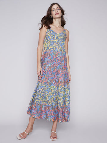 Charlie B 'Glory' Floral Tiered Maxi Dress