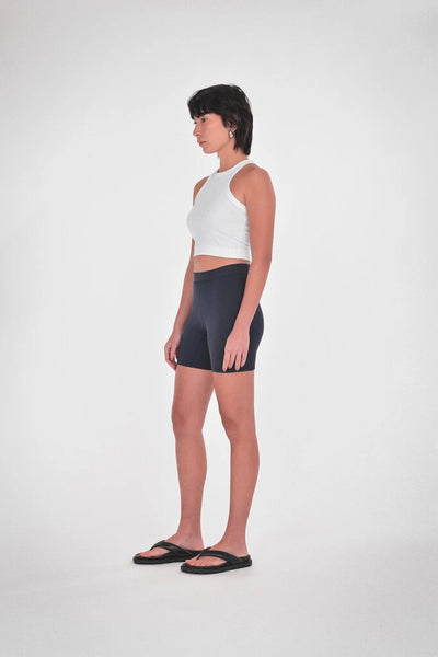 Paper Label 'Cory' Crop Tank - Bright White