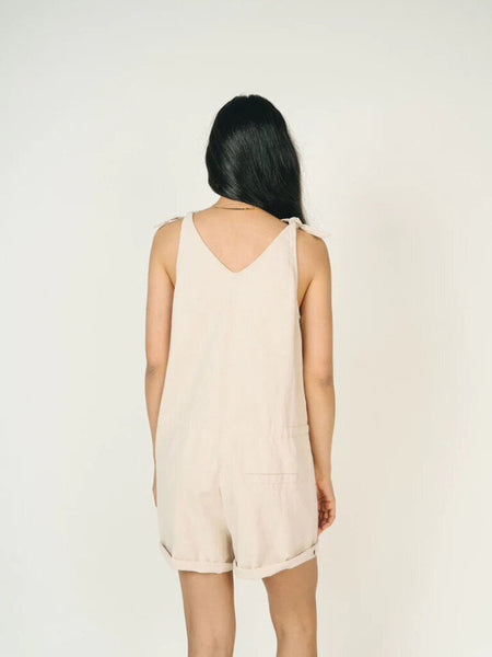 Jackson Rowe 'Spirit' V-Neck Romper - Milk