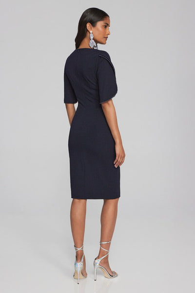 Joseph Ribkoff 241762 Scuba Crepe Tulip Sleeve Dress