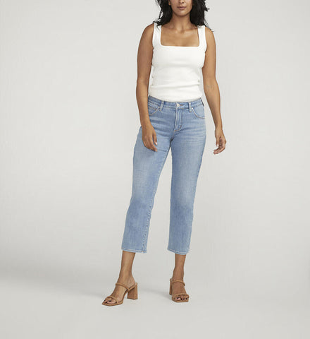 Jag Jeans 'Ruby' Straight Crop - Nassau Blue