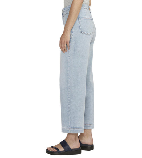 Jag Jeans 'Sophia' High Rise Wide Leg Crop - Surf Spray Blue