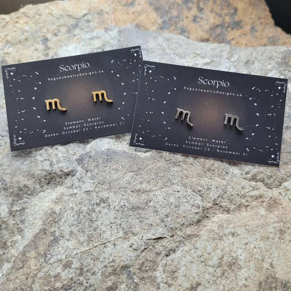 Rogue Jewelry Zodiac Studs